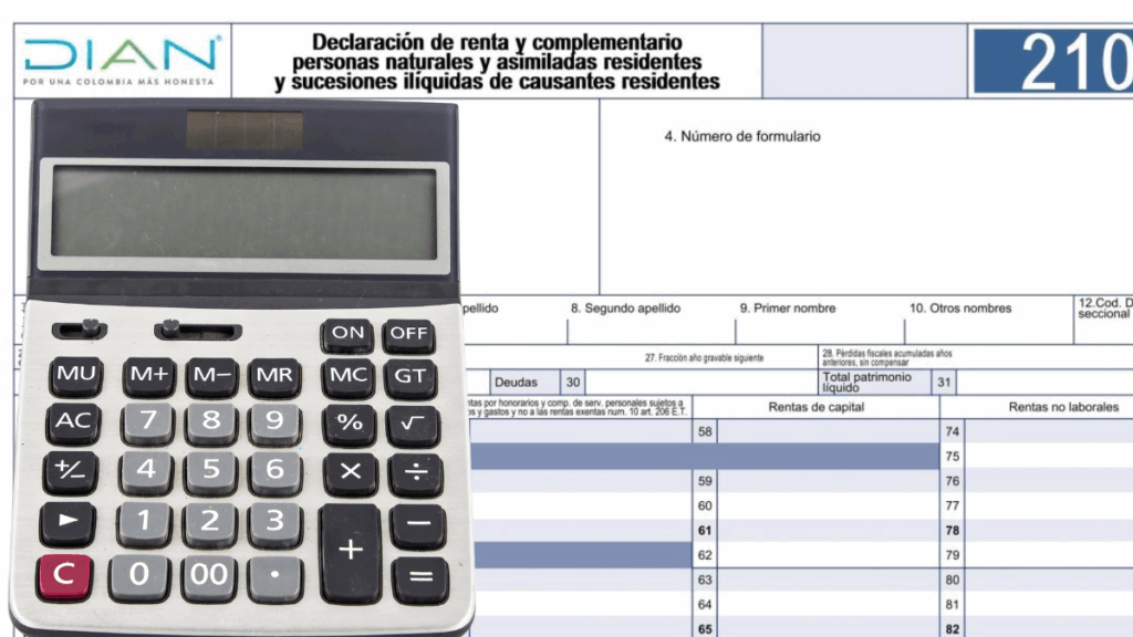 Declaración de renta personas naturales del año gravable 2024 que se ...